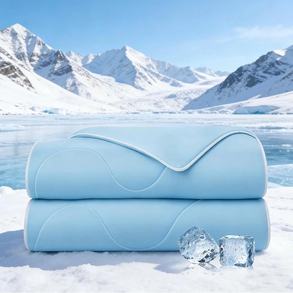 New. HLLBLL® Cooling Comforter – Lightweight All-Season Blanket size 68”x90”